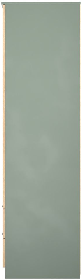 Java Mirrored 2 Drawer 2 Door Double Wardrobe