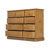 Maple 9 Drawer Chest of Drawers