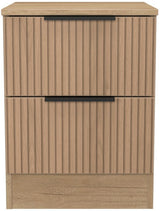 Java 2 Drawer Bedside Table