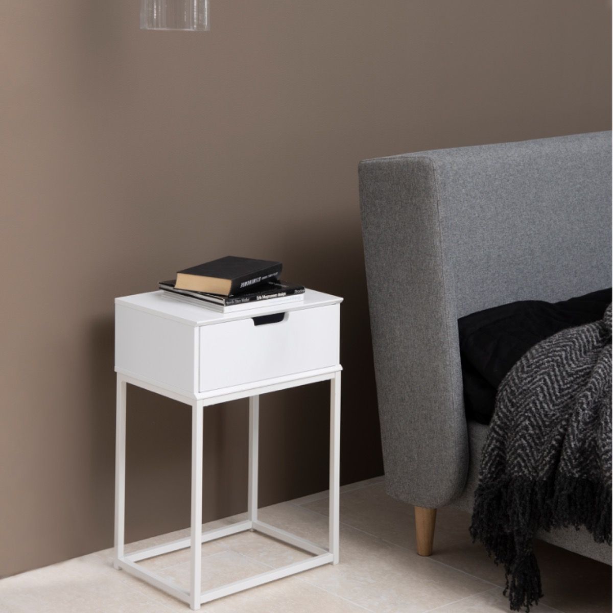 Mitra 1 Drawer Bedside Table