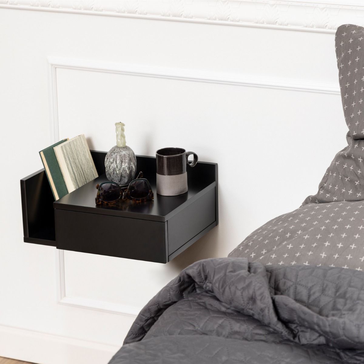 Ashlan Wall Mounted Bedside Table