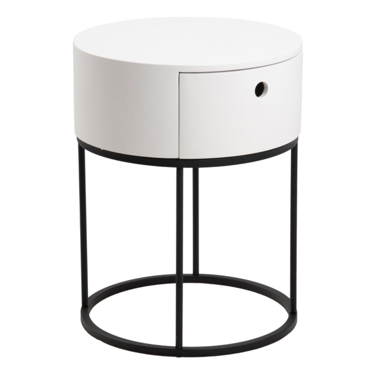 Polo Round Bedside Table