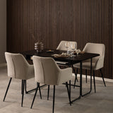 Darlington Space Saving Dining Table in Black