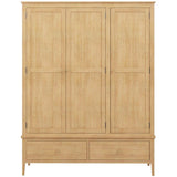Huron 3 Door 2 Drawer Triple Wardrobe