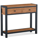 Kenai 2 Drawer Console Table with Open Shelf