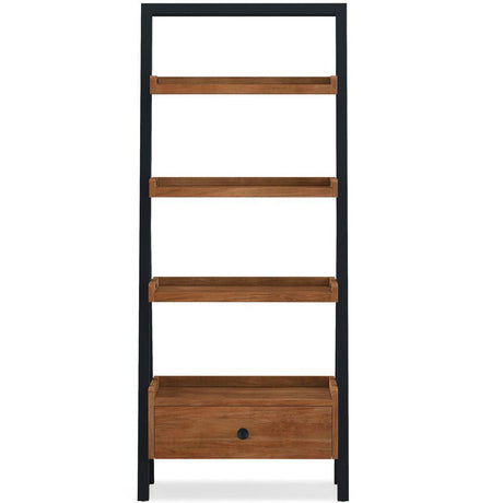 Kenai Ladder Bookcase with Drawer
