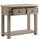 Acadia 2 Drawer Open Shelf Console Table