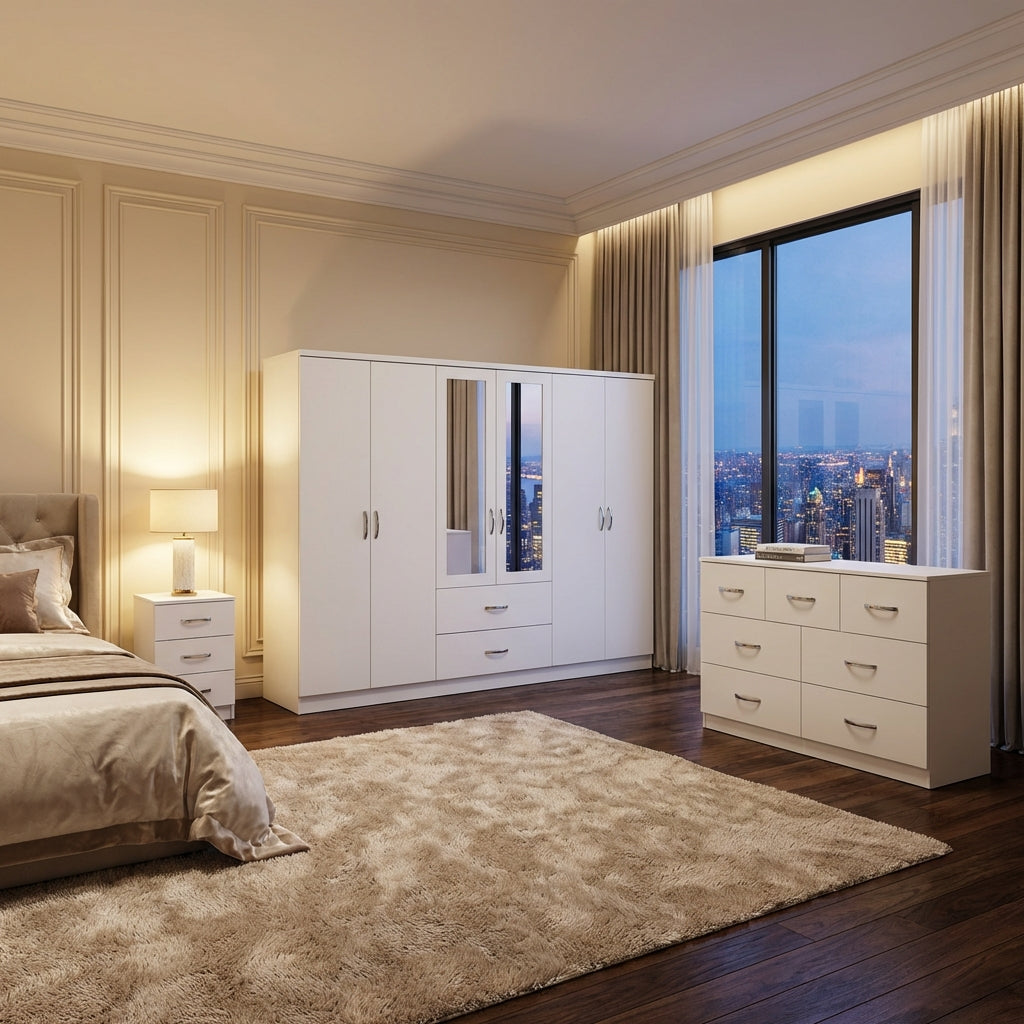 Paddington 7 Drawer Chest 3 Piece Bedroom Set