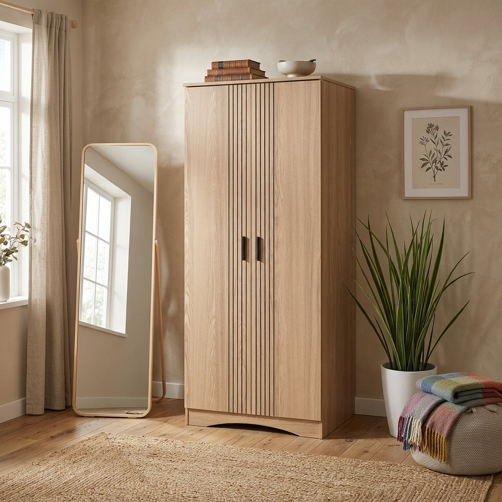 Tessa 2 Door 1 Drawer Double Wardrobe