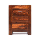 Sequoia 3 Drawer Bedside Table