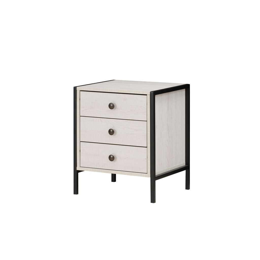 Alva Open Wardrobe with 2 Drawers 3 Piece Bedroom Set