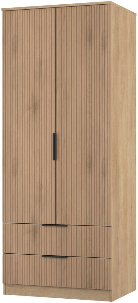 Java 2 Drawer 2 Door Double Wardrobe