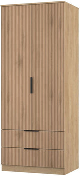 Java 2 Drawer 2 Door Double Wardrobe