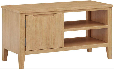 Hudson 1 Door Open Shelf Small TV Unit