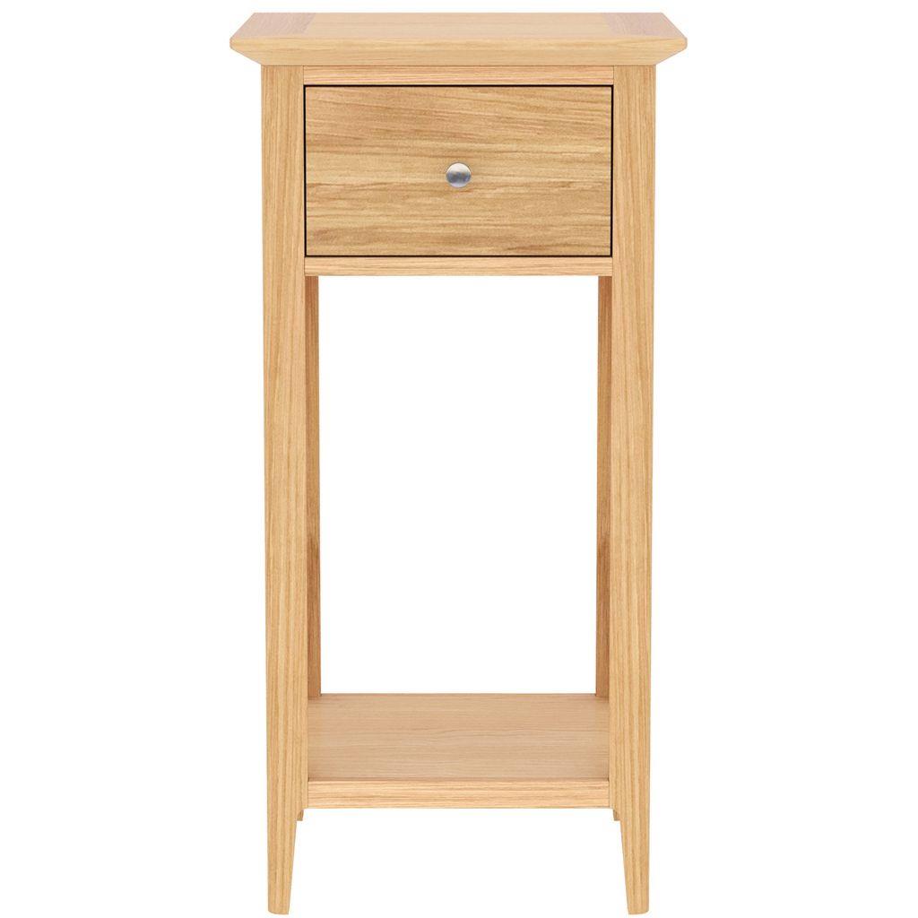 Saxon 1 Drawer Open Shelf Hall Table