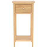 Saxon 1 Drawer Open Shelf Hall Table