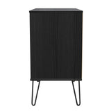 Harlequin 3 Drawer Chest with Black Hairpin Legs