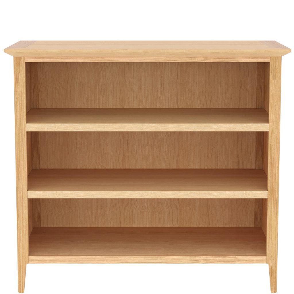 Saxon 3 Shelf Low Bookcase