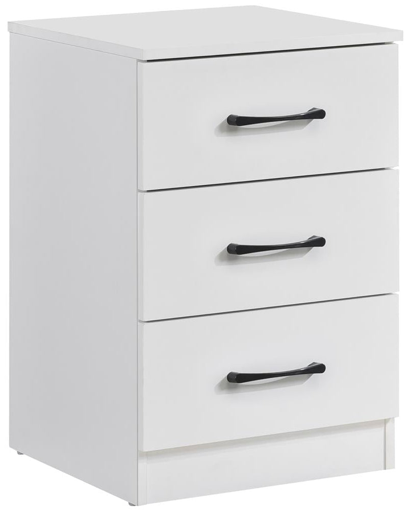 Paddington 3 Drawer Bedside Table