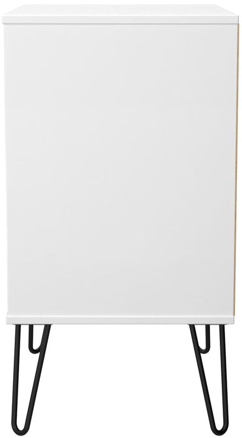 Harlequin 3 Drawer Midi Chest with Black Hairpin Legs