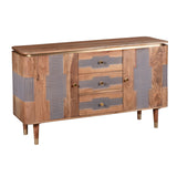 Wilton Acacia Wood 2 Door 3 Drawer Sideboard