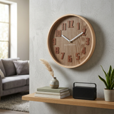 Arden 30cm Small Wood Grain Wall Clock