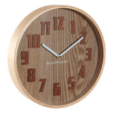 Arden 30cm Small Wood Grain Wall Clock