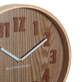 Arden 30cm Small Wood Grain Wall Clock