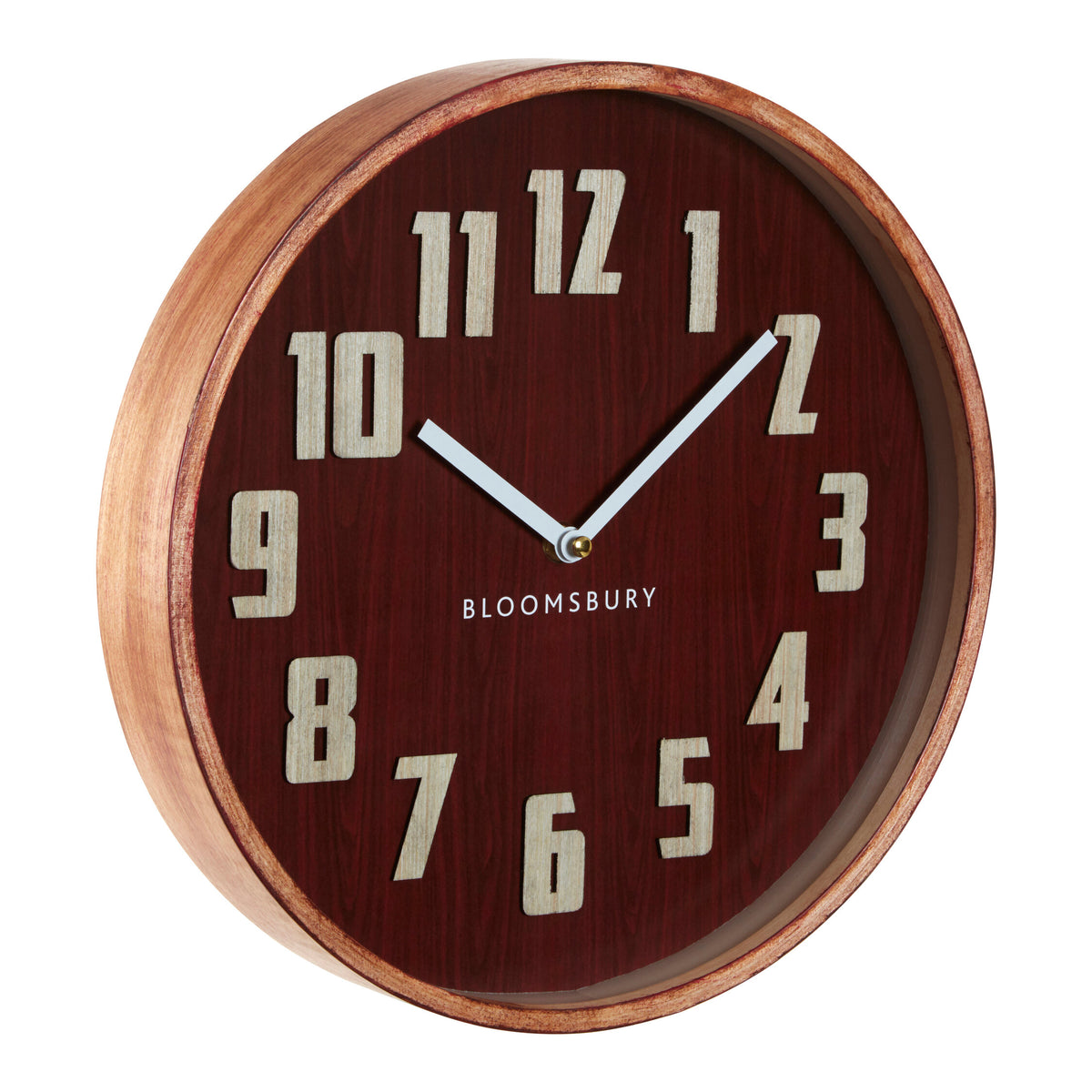 Arden 30cm Small Wood Grain Wall Clock
