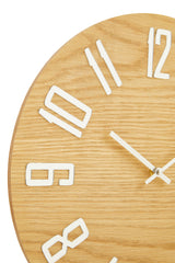 Arden 40cm Beechwood Wall Clock