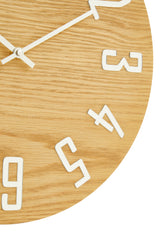 Arden 40cm Beechwood Wall Clock