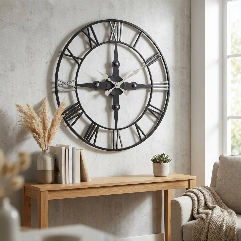 Arden 59cm Skeleton Wall Clock