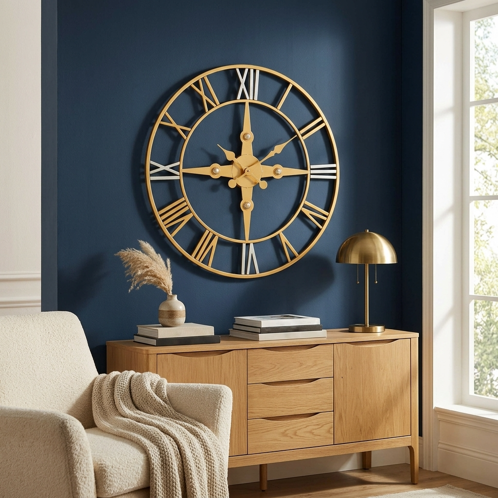 Arden 59cm Skeleton Wall Clock