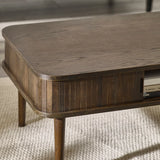 Arya Coffee Table with 2 Sliding Doors