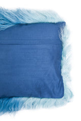 Aurevon Real Mongolian Fur Ombre Rectangular Cushion