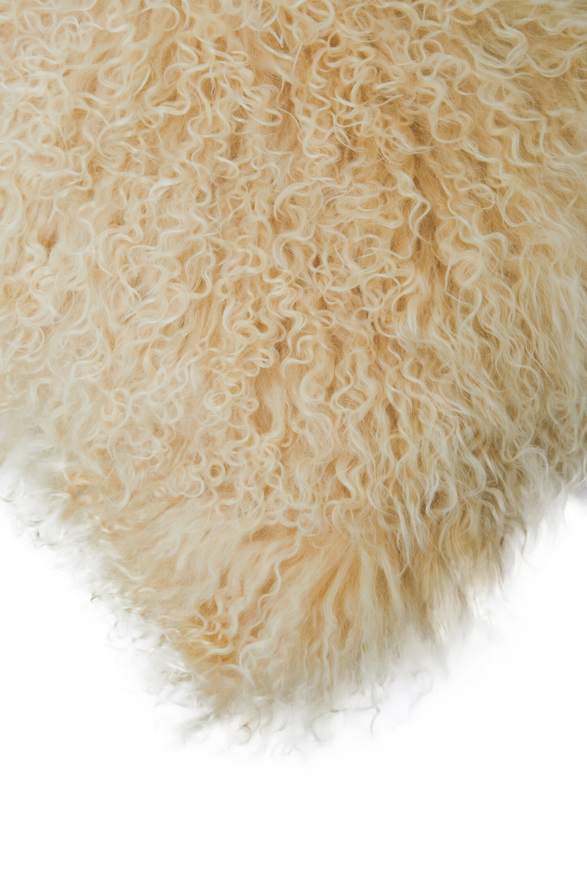 Aurevon Real Mongolian Fur Ombre Rectangular Cushion