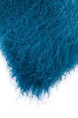 Aurevon Renley Real Mongolian Fur Ombre Square Cushion