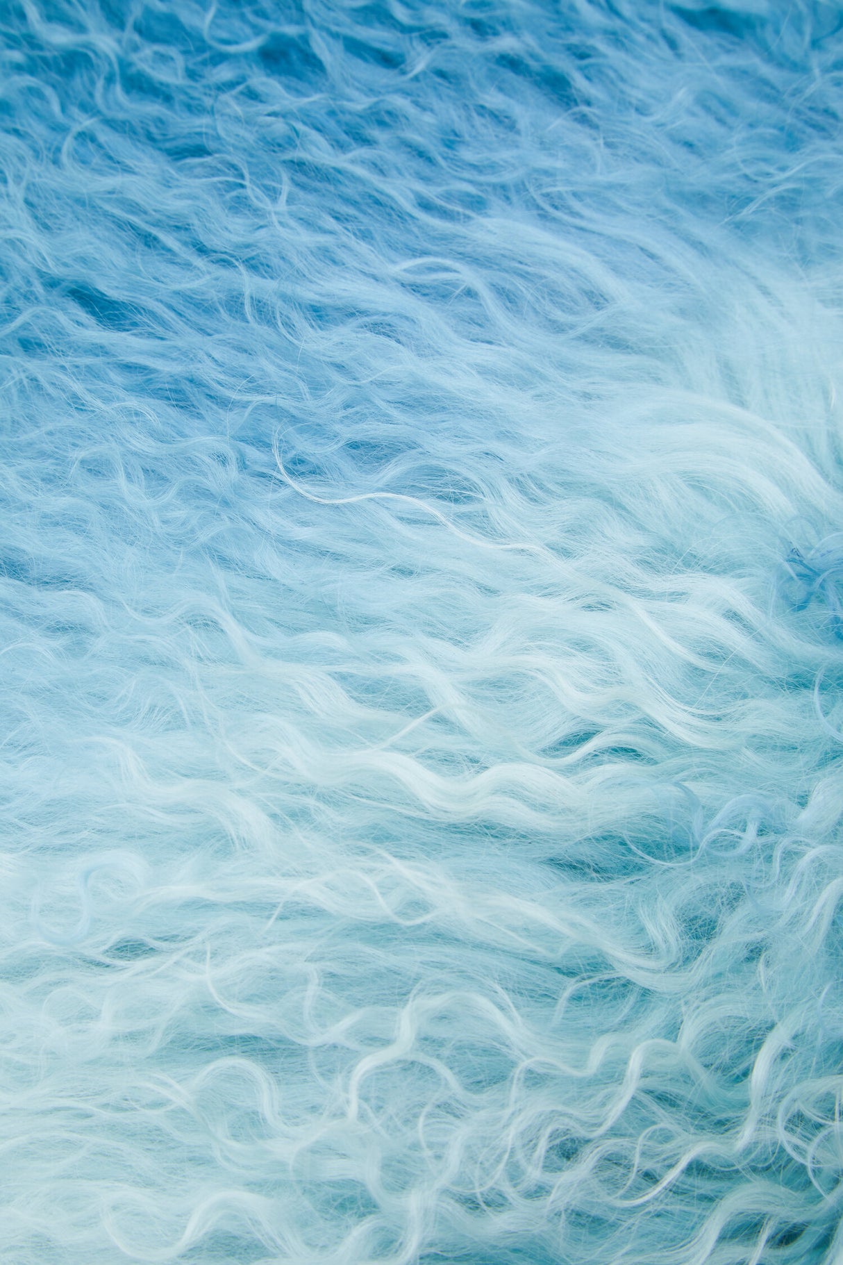 Aurevon Renley Real Mongolian Fur Ombre Square Cushion