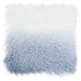 Aurevon Renley Real Mongolian Fur Ombre Square Cushion