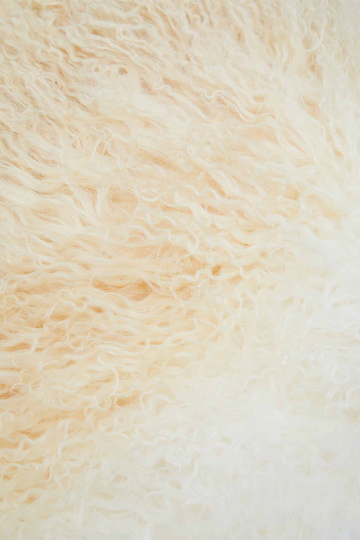 Aurevon Renley Real Mongolian Fur Ombre Square Cushion
