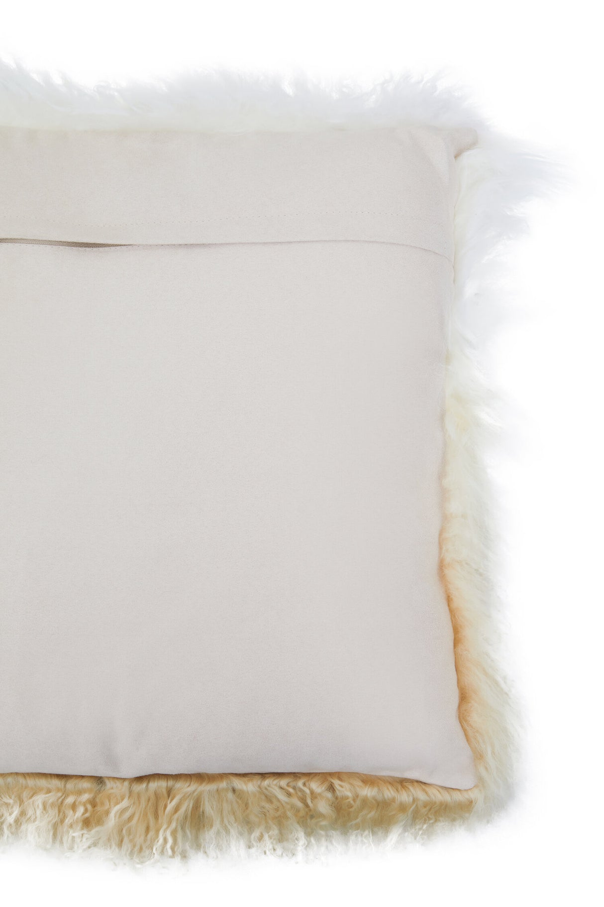 Aurevon Renley Real Mongolian Fur Ombre Square Cushion