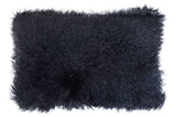 Aurevon Renley Real Mongolian Fur Rectangular Cushion