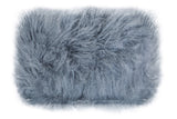 Aurevon Renley Real Mongolian Fur Rectangular Cushion