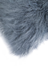 Aurevon Renley Real Mongolian Fur Rectangular Cushion