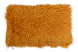 Aurevon Renley Real Mongolian Fur Rectangular Cushion