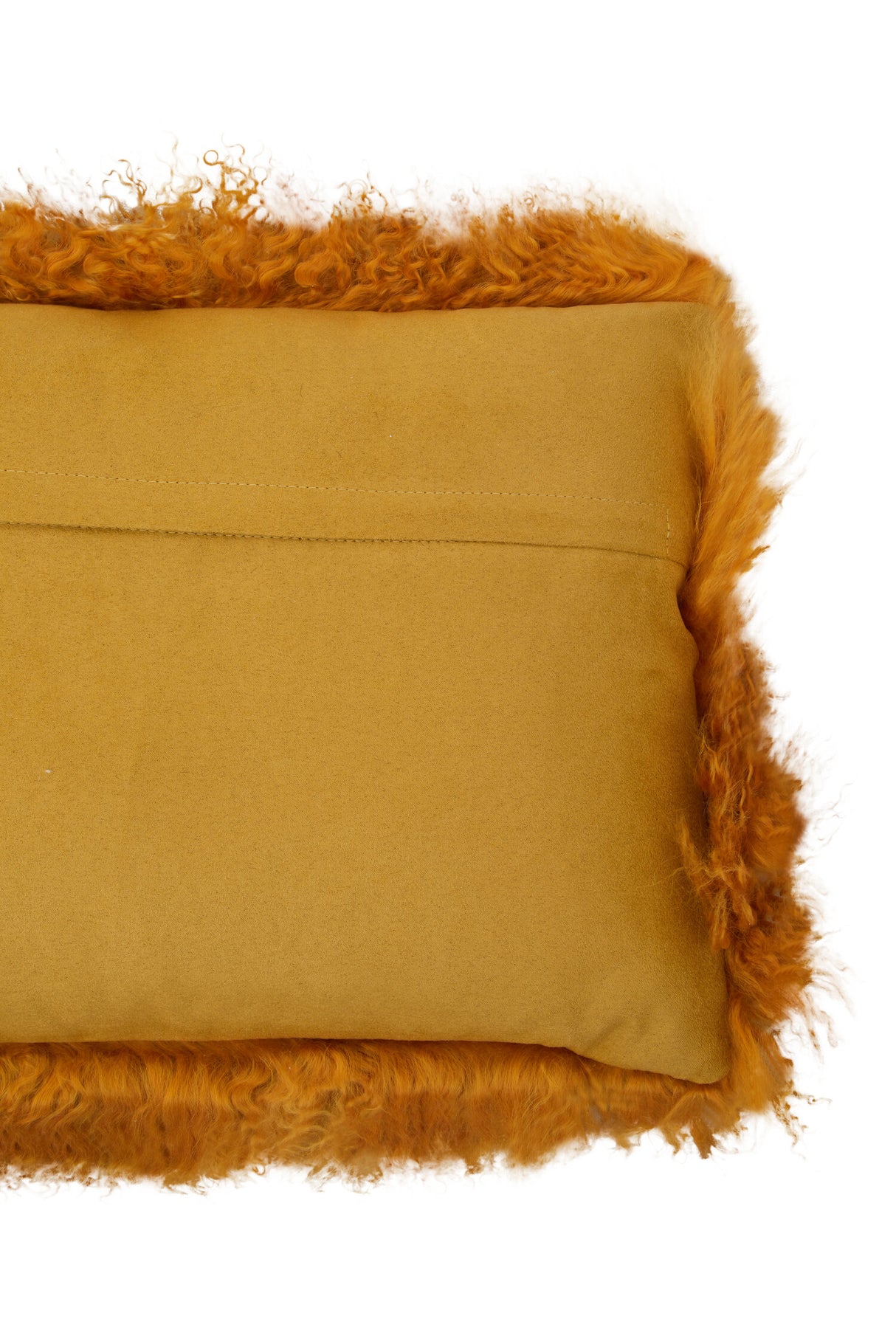 Aurevon Renley Real Mongolian Fur Rectangular Cushion