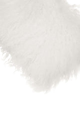 Aurevon Renley Real Mongolian Fur Rectangular Cushion