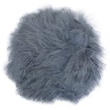 Aurevon Renley Real Mongolian Fur Round Cushion