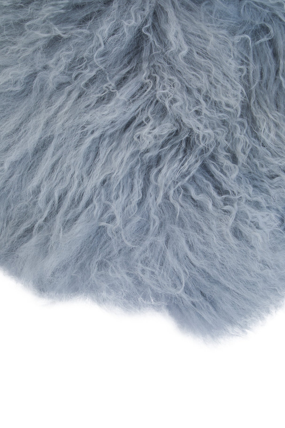 Aurevon Renley Real Mongolian Fur Round Cushion