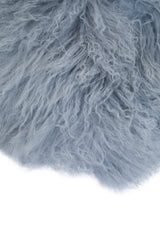 Aurevon Renley Real Mongolian Fur Round Cushion
